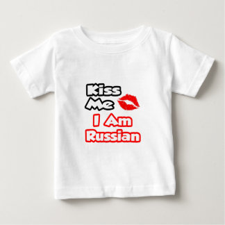 Küss mich ... Ich bin Russin Baby T-shirt