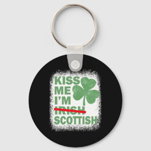 Küss mich, ich bin schottisch Lustiger St. Patrick Schlüsselanhänger