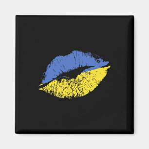 Küss mich, ich bin Ukrainer! Stolz Ukrainischer Va Magnet