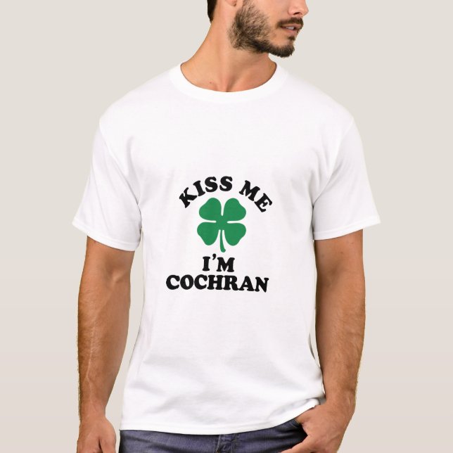 Küss mich, im COCHRAN T-Shirt (Vorderseite)