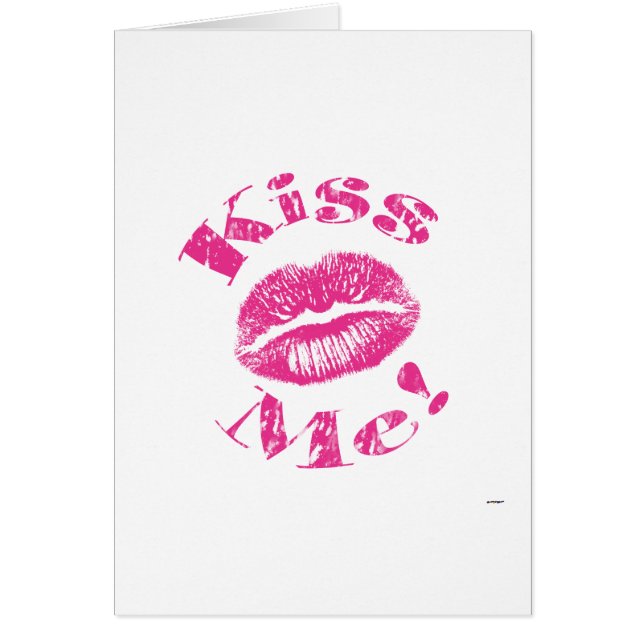 Küss mich! Rosa Lippen (Vorne)