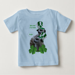 Küss mir, dass ich irisch bin, Meercat Baby T-shirt