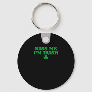 Kuss mir, ich bin irisches Kleeblatt, St Patricks Schlüsselanhänger