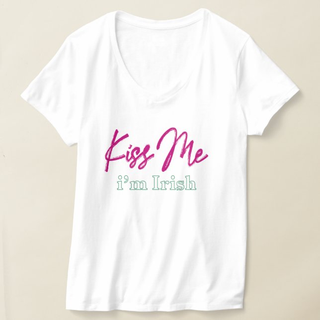 'küss mir i'm irish' T-Shirt (Ablage )