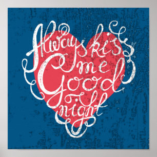 Küss mir immer Goodnight Poster