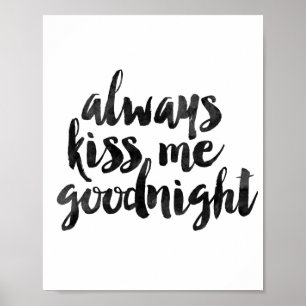 Küss mir immer Goodnight Poster