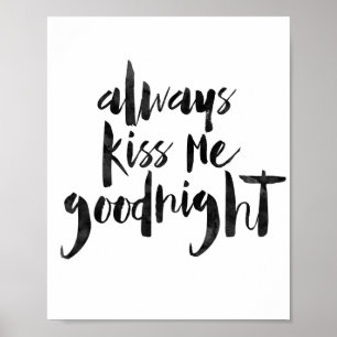 Küss mir immer Goodnight Poster