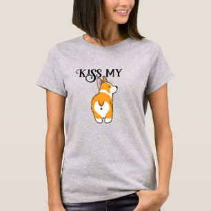 Küss my corgi Humour T-Shirt