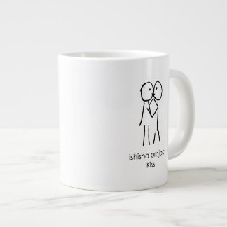 Kuss-Tasse - Liebe-Illustration Jumbo-Tasse
