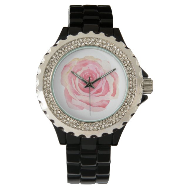 Kuss von einer Rose Armbanduhr (Vorderseite)