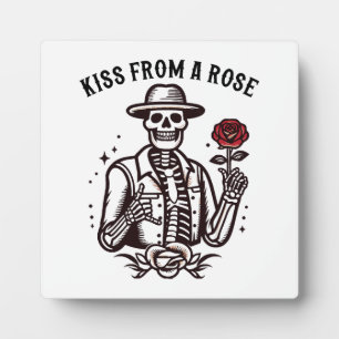Kuss von einer Rose Fotoplatte