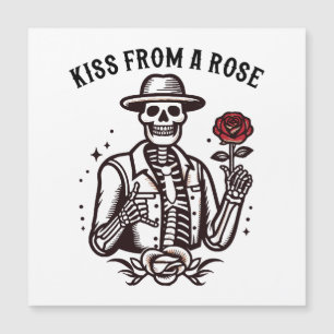 Kuss von einer Rose Magnetkarte