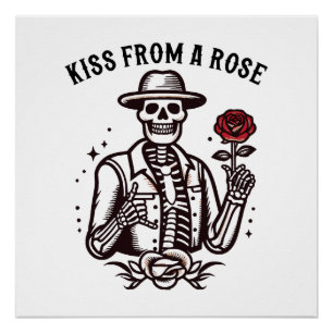 Kuss von einer Rose Poster
