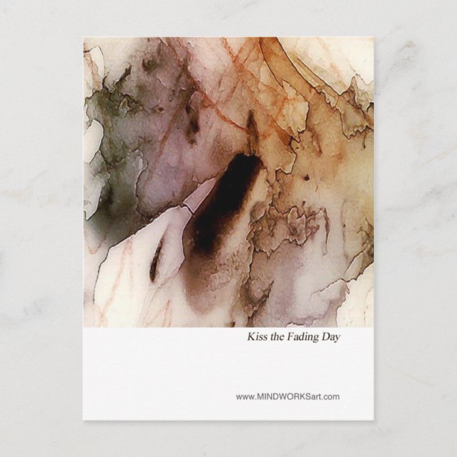 Küss zum Tag der Abblendung Postkarte (Vorderseite)