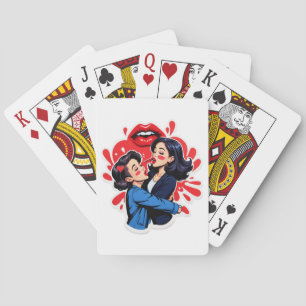 Kussattacke!" Spielkarten