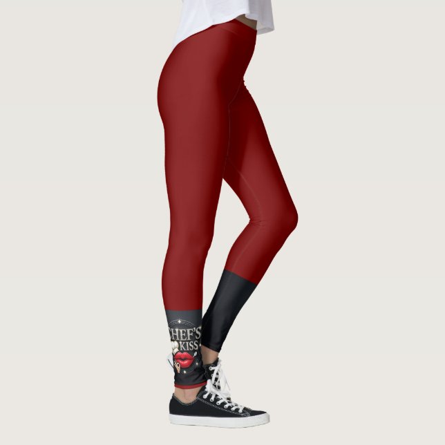 Küsschen-des-Kochs-Leggings Leggings (Rechts)