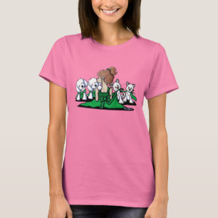 Küsse u. Gekicher maltesisch und Katzen T-Shirt