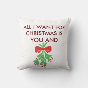 KUSSELSCHEIN-ICH WILL FÜR WEIHNACHTEN DU UND MISTE KISSEN