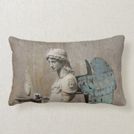 Kussen: beeld van St Michael Lendenkissen