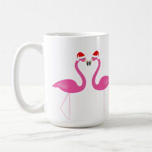 Küssen der Flamingo-Feiertags-Tasse Kaffeetasse