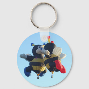 Küssen des Bienen-Schlüsselanhängers Schlüsselanhänger