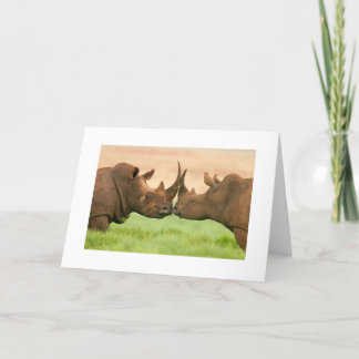 Küssen des Rhinos Karte