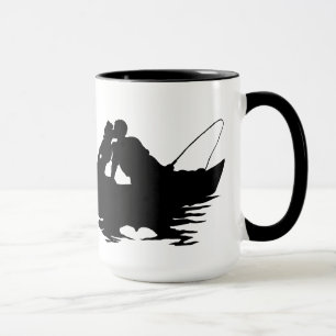 Küssen Fischen Couple Silhouette Tasse Anpassen!