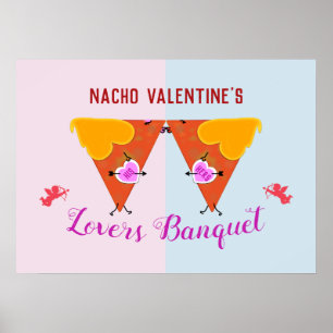 Küssen Nacho Valentins Veranstaltung Poster