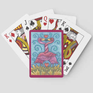 Küssen PINK FLAMINGO PLAYING CARDS Poker Spielkarten