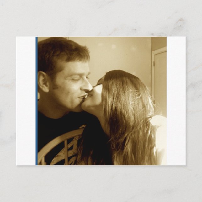 küssen postkarte (Vorderseite)