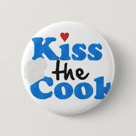 Küssen Sie den Koch Button