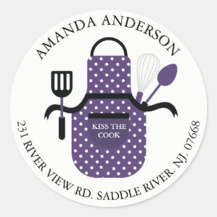 Küssen Sie den Runder Aufkleber