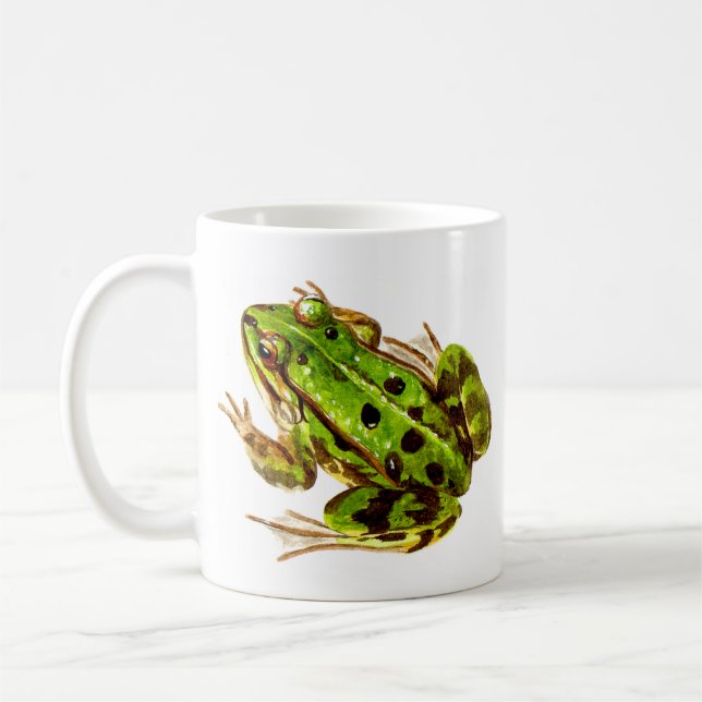 Küssen Sie diese Frosch-Tasse Kaffeetasse (Links)