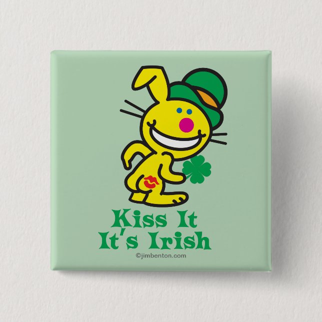 Küssen Sie es Button (Vorderseite)