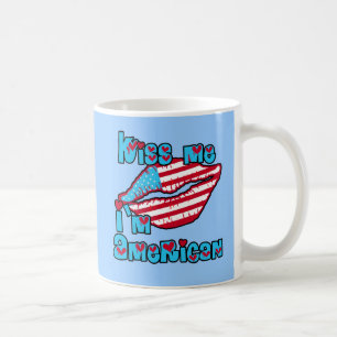 Küssen Sie mich, den ich amerikanische Produkte Kaffeetasse