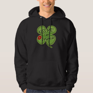 Küssen Sie mich, den ich Drunkish bin Hoodie