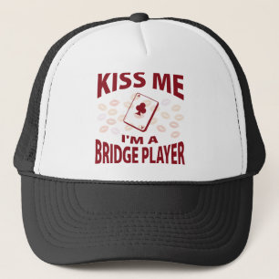 Küssen Sie mich, den ich ein Bridge-Spieler bin Truckerkappe