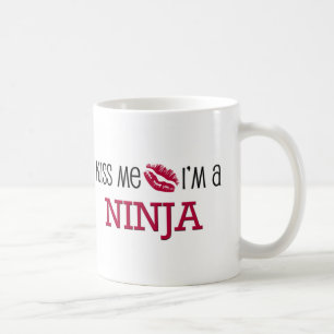 Küssen Sie mich, den ich ein NINJA bin Kaffeetasse