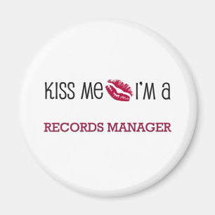 Küssen Sie mich, den ich ein PLATTENEN-MANAGER bi Magnet