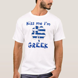 Küssen Sie mich, den ich GRIECHISCH bin T-Shirt