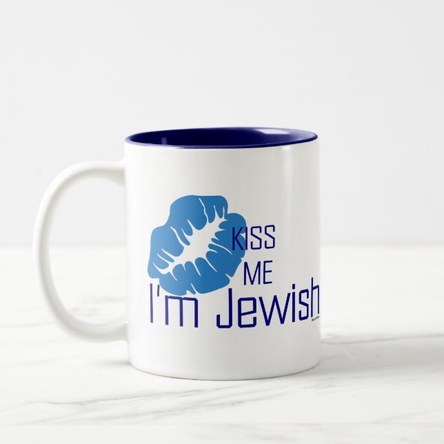Küssen Sie mich, den ich jüdische Tasse bin (Links)