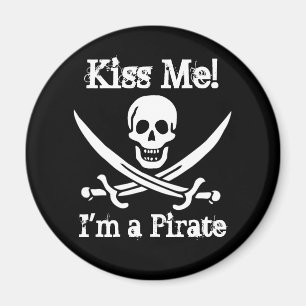 Küssen Sie mich! Ich bin ein Pirat Magnet