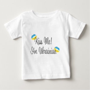 Küssen Sie mich! Ich bin ukrainisch Baby T-shirt