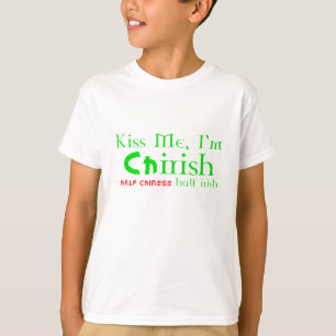 Küssen Sie mich, ich sind ChIrish - halb T-Shirt