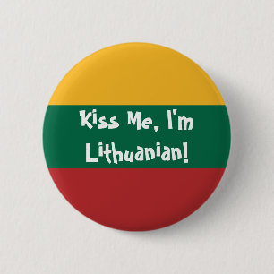 Küssen Sie mich, ich sind litauisch! Button
