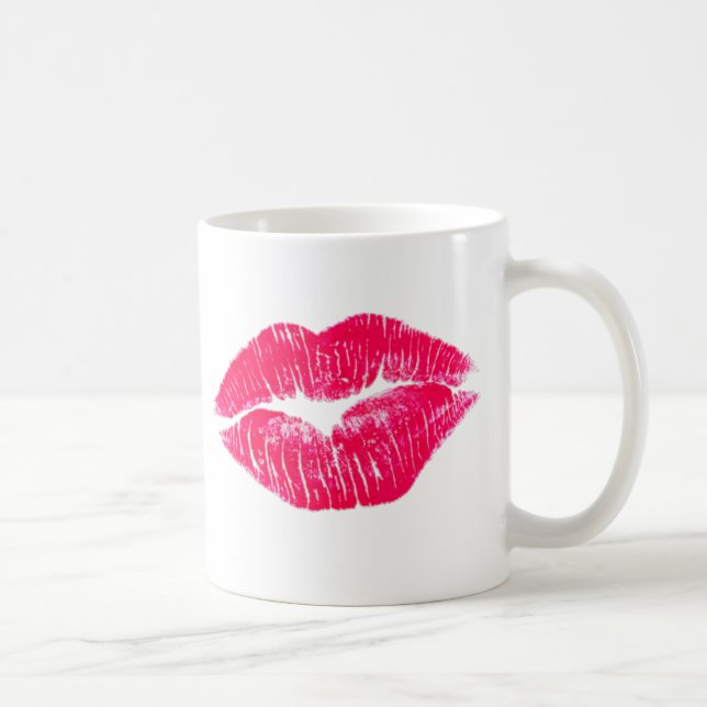 Küssen Sie mich Lippen Kaffeetasse (Rechts)