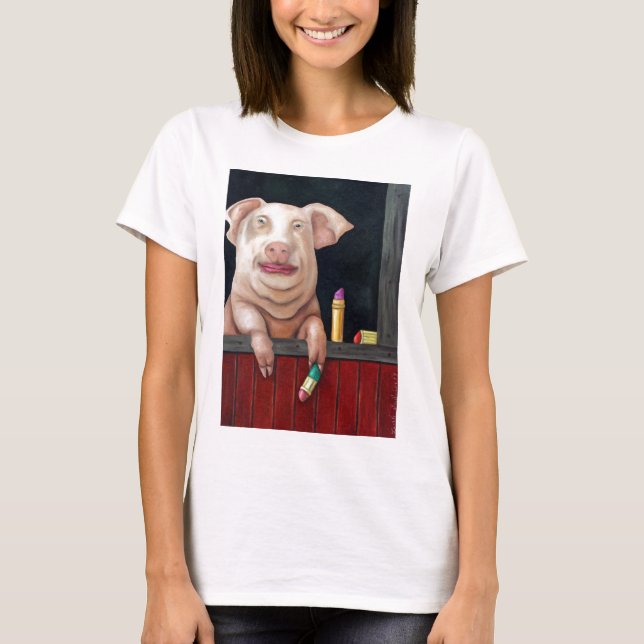 Küssen Sie mich Sie Dummkopf! T-Shirt (Vorderseite)