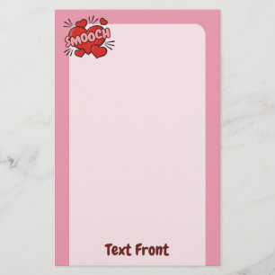 Küssen von Comic-Sound-Effekt Flyer