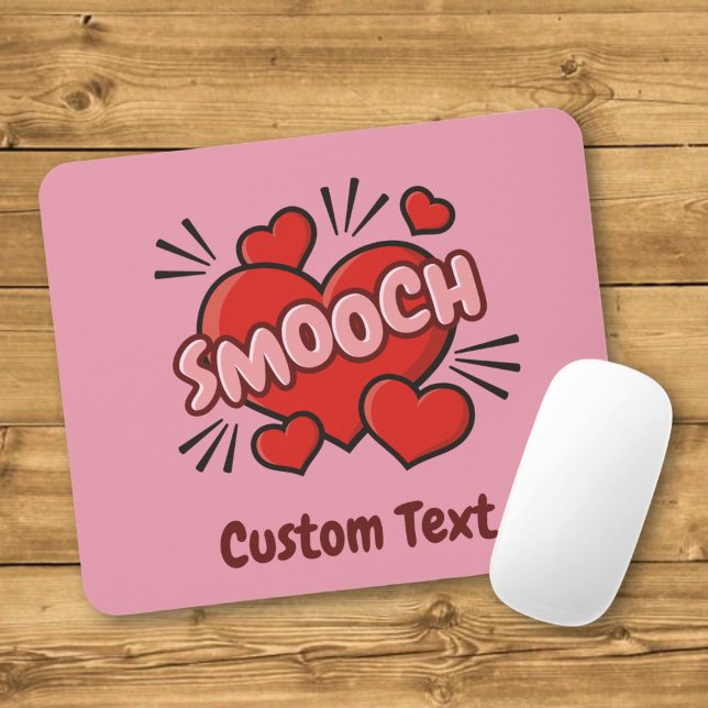 Küssen von Comic-Sound-Effekt Mousepad (Von Creator hochgeladen)