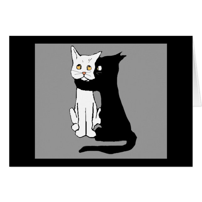 Küssen von Katzen (Vorderseite (Horizontal))